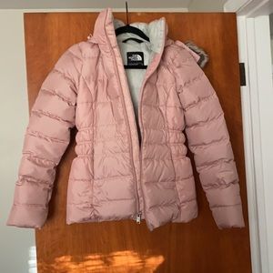 Pink North Face Coat